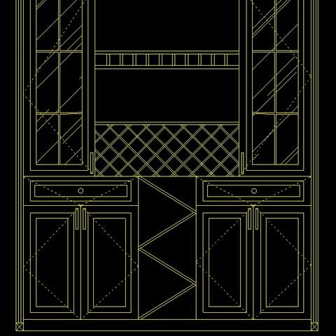 最新简欧酒柜设计，细节与实用性的完美结合